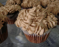 Cupcake de Chocolate com Creme amanteigado de Chocolate