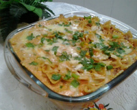 Macarrão na pressão com carne moída