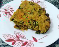 Torta fit de frango e legumes