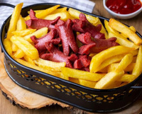 Petisco de calabresa sequinha na airfryer