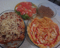 Filé de merluza e berinjela empanados à parmegiana