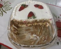 Pavê surpresa de morango