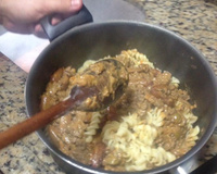 Macarrão dos deuses 4 queijos com pinhão