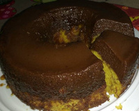 Bolo de cenoura e brigadeirão