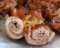 Rolês de frango recheado