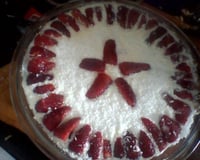 Torta de bolacha aos 3 cremes