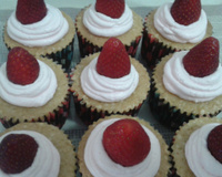 Cupcake de morango