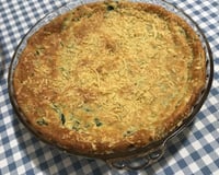 Souflé delicioso de espinafre sucesso garantido