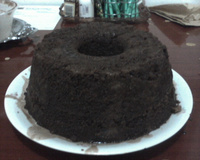 Bolo de micro-ondas de chocolate da Angélica