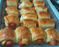 Enroladinho de salsicha fofinho