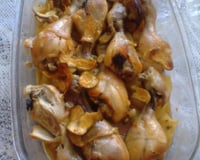 Coxa e sobrecoxa assada