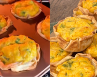 Tortinha de abóbora e milho é o lanche perfeito e saudável para o seu final de semana