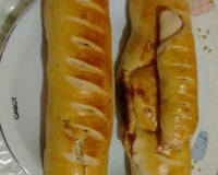 Pão de liquidificador recheado