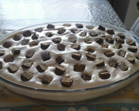 Pavê de chocolate com biscoito maizena