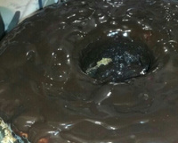 Calda de chocolate com creme de leite