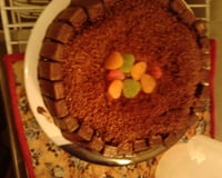 Bolo de chocolate decorado