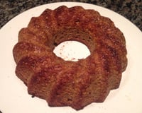 Bolo de aveia com banana sem açúcar