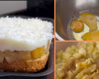 Bolo gelado de abacaxi com coco reduzido em calorias: receita das boas pra fazer na segunda-feira e ajudar a sua dieta