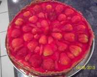 Torta fácil de morango