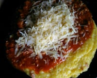 Polenta na panela de pressão