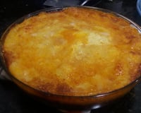 Escondidinho de carne seca com purê de batatas