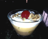 Pavê de chocolate e doce de leite