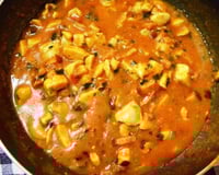 Frango ao molho com leite de coco