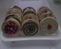 Bolacha trufada coberta com chocolate