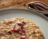 Risoto integral de limão siciliano com amêndoas