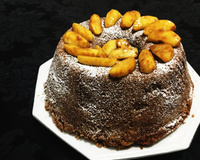 Super bolo de maçã com castanha de caju