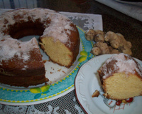 Bolo de fubá com gengibre