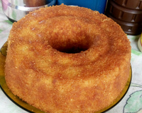 Bolo de Milho com Cobertura de Chocolate