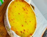 Escondidinho de frango com batata doce fit