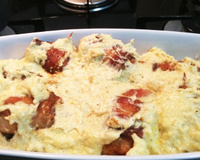 Medalhão de frango ao molho de milho