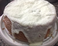 Bolo de leite fervendo