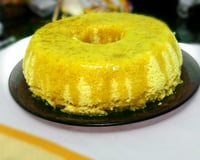 Bolo de laranja molhadinho de micro-ondas