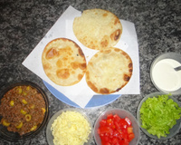 Taco Americano com massa de pastel