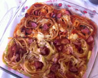 Ninhos recheado ao forno