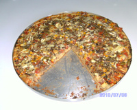 Torta -Pizza rápida de sardinha