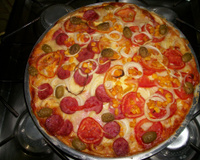 Massa de pizza de liquidificador