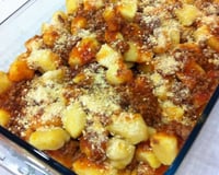 Nhoque de mandioquinha (batata salsa em algumas regiões)