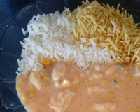 Estrogonofe simples de frango