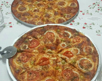 Pizza rápida de liquidificador