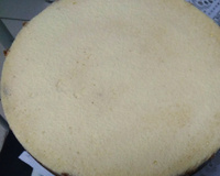 Torta de leite em pó com creme de avelã