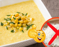 Creme de milho rápido e fácil de fazer e SEM FARINHA e SEM MAISENA: você escolhe se deixa pedacinhos ou se faz bem liso