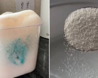 Percarbonato de sódio verdadeiro precisa ter essa textura e vai ser o grande aliado na limpeza da sua casa