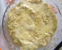 Frango ao creme de alho poró e requeijão