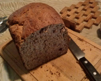 Pão de granola na máquina de pão