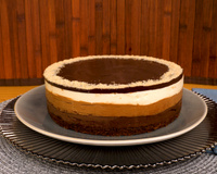 Torta 3 mousses de chocolate