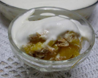 Pavê de pessêgo da Edi